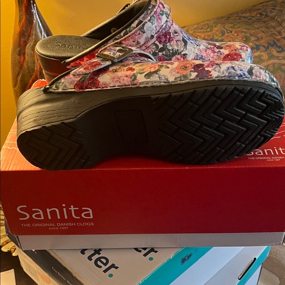Sanita Multicolor Floral Clogs - Picture 5 of 5